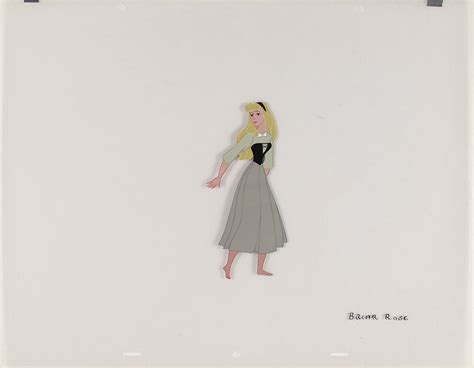 Briar Rose Production Model Cel From Sleeping Beauty Rr Auction