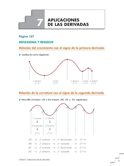 PDF 7 DE LAS DERIVADAS APLICACIONES WordPress Unidad 7