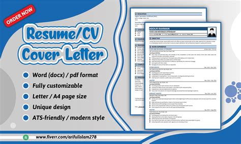 Resume CV Curriculum Vitae Cover Letter LinkedIn Profile Optimize