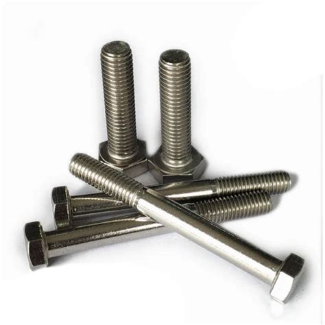 Stainless Steel Ss Hex Bolt A Zinc Plated Nut Machine