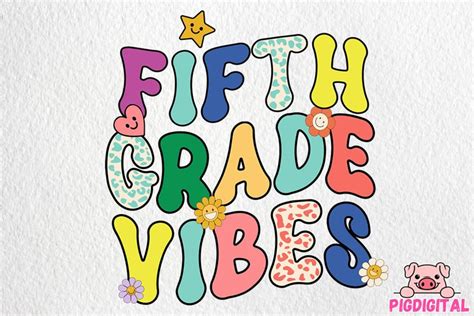 Fifth Grade Vibes Svg For Back To School