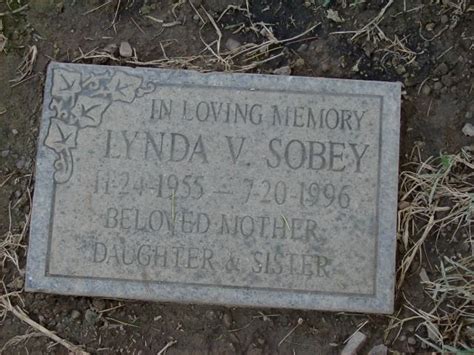 Lynda V Sobey 1955 1996 Find A Grave Photos Find A Grave Grave