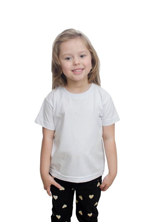 Camiseta Lisa Branca Infantil Algodão Elo7 Produtos Especiais