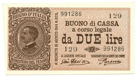 Lire Buono Di Cassa Effige Vittorio Emanuele Iii Fds Fds