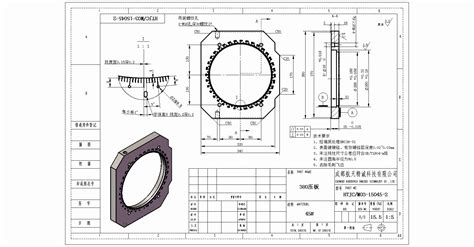 【机械制图】机械加工出图cad加工图 工业设计与制造 艺画工业设计 猪八戒网