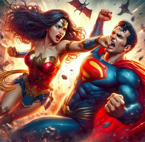 Wonder Woman Vs Superman 2 Near Miss By Ivandrago186 On Deviantart