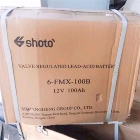 Jual Battery Vrla New Shoto 100Ah Shopee Indonesia