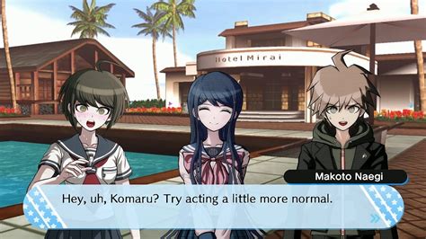 Makoto And Sayaka And Komaru Event English Danganronpa S Ultimate