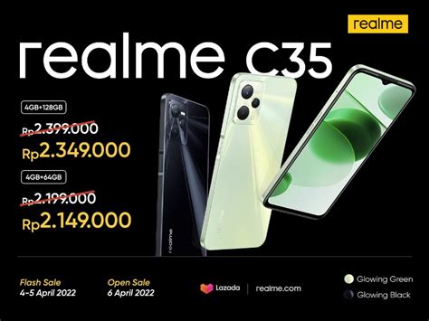 Harga Dan Spesifikasi Realme C35 Resmi Dirilis Review1stcom