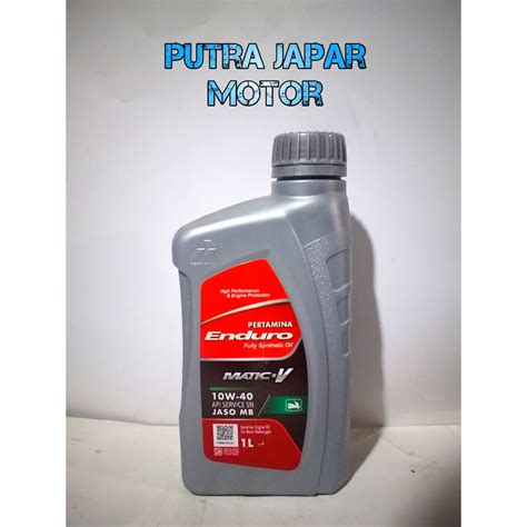 Jual Oli Enduro Pertamina Matic V W L Shopee Indonesia