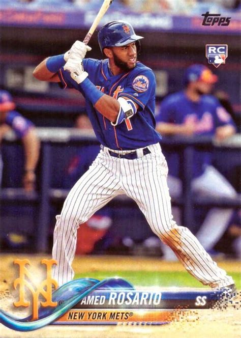 Amazon Topps Baseball Amed Rosario Rookie Card