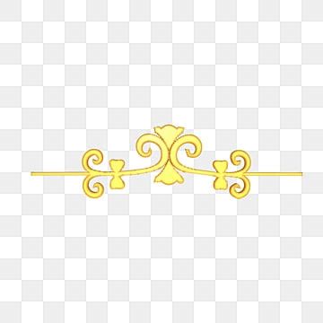 Gold Dividers Vector Art Png Gold Dividing Line Simple Dividing Line