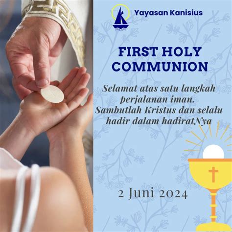 Komuni Pertama - SESAWI.NET