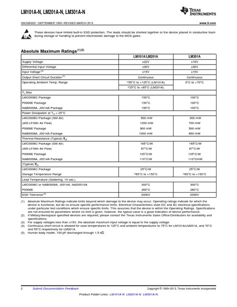 Lm A N Datasheet Pdf Texas Instruments