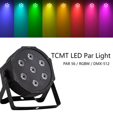 Tcmt In Rgbw Stage Par Light X W Led Washer Dmx Ch Sound Active