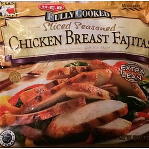 H E B Sliced Seasoned Chicken Breast Fajitas 85 G Nutrition