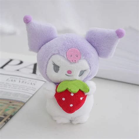 Hello Kitty Sanrio 15cm Keychain Kawaii Kawaii Kuromi Cinnamoroll Plush