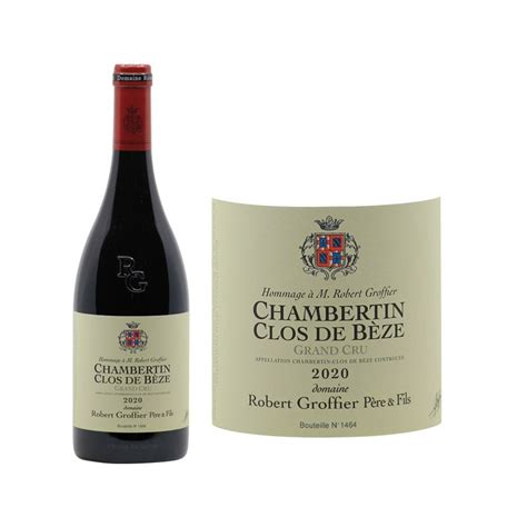 Chambertin Clos De Bèze 2020 Domaine Robert Groffier Père And Fils