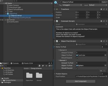 Unity Simple Object Pooling Tool By DangryGames