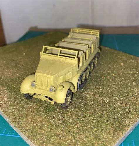 1 72 PRO BUILT 2 Weltkrieg Deutsches SDKFZ 7 8 Tonnen Halbtraining