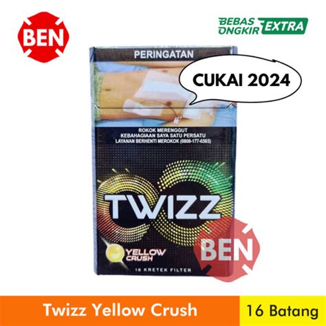 jual rokok twizz yellow crush  batang kuning sampoerna kretek filter