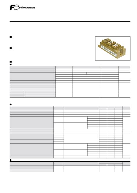 Mbi Va Datasheet Pages Fuji Igbt Module V Series