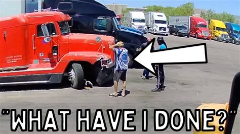 I Hit A Truck Today Bonehead Truckers Of The Week Youtube