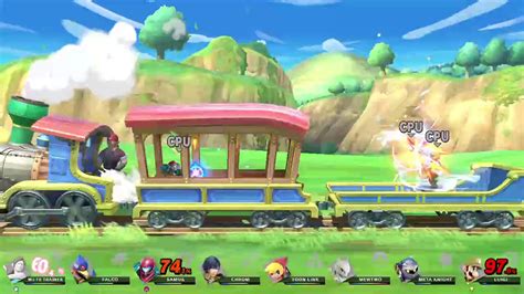 Super Smash Bros Ultimate Player Cpu Battle On Spirit Train Youtube