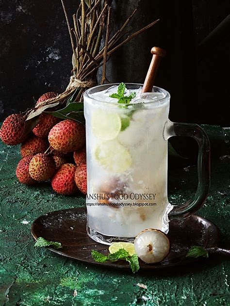 Anshus Food Odyssey Cool And Refreshing Litchi Lemonade Lychee