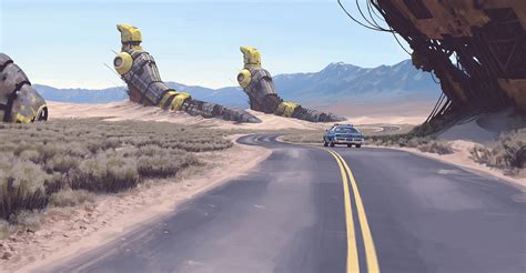 Fondos De Pantalla Paisaje La Carretera Obra De Arte Ciencia