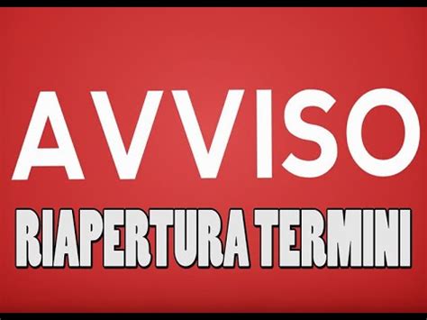 Comune Di Casamicciola Terme Avviso Riapertura Termini Youtube