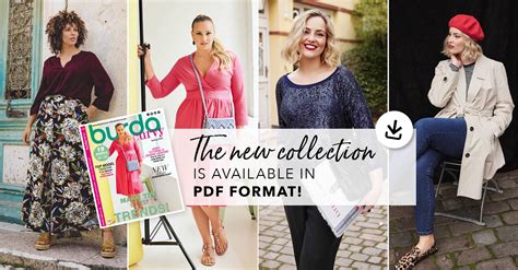 The Collection Of PDF Patterns From The Spring Issue Of Burda Curvy Is