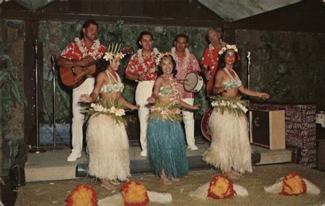 Tahitian Dancing, Kauai Surf Resort, Kalapaki Beach Lihue, HI Postcard