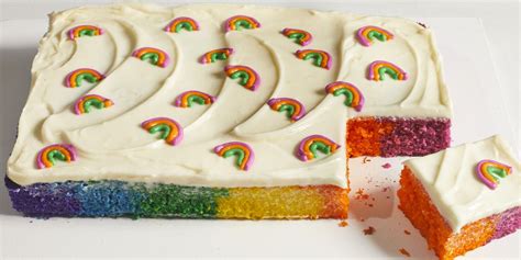 Rainbow Sheet Cake Recipe