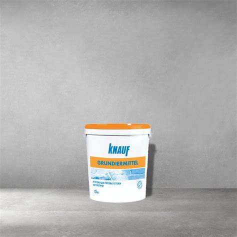 Грундирмиттель Knauf - описание, характеристики, описание, расход