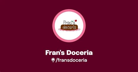 Fran S Doceria Instagram TikTok Linktree