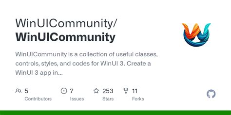 Github Winuicommunity Winuicommunity Winuicommunity Is A Collection