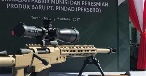 Berikut Ini Senjata Sniper Buatan PT Pindad Yang Bikin Heboh Dunia