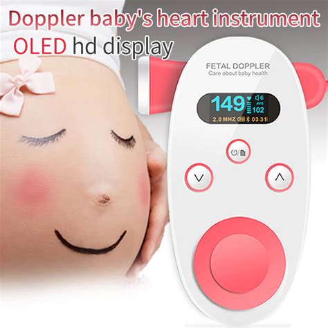 Portable Mini Medical Digital Monitor Fetal Doppler Sonoace Household