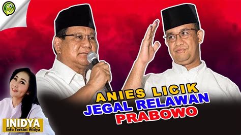 Ini Dya PERTARUNGAN PILRES 2024 DIMULAI ANIES LICIK MAU JEGAL