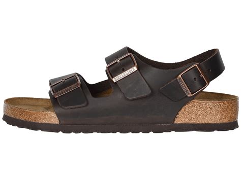 Birkenstock Milano Oiled Leather Unisex Habana Oiled Leather