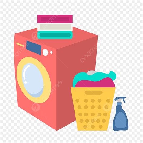 Clean Laundry Clipart Transparent Background Cartoon Clean Laundry