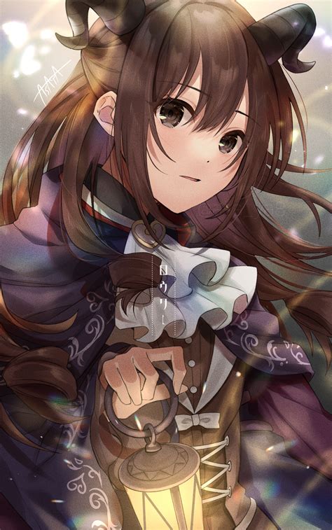 Safebooru 1girl Asaya Bigun Ascot Bangs Bow Brown Eyes Brown Hair