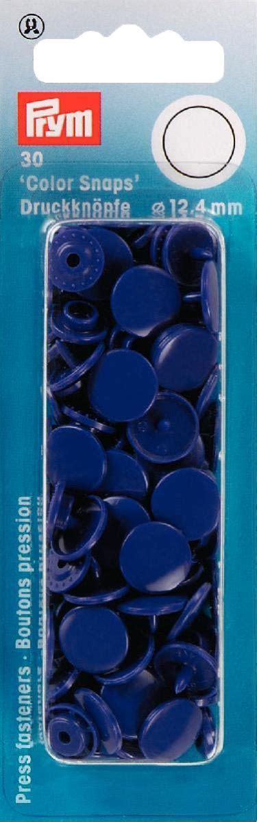 Boutons Pression Color Snaps Bleu Marine Mm