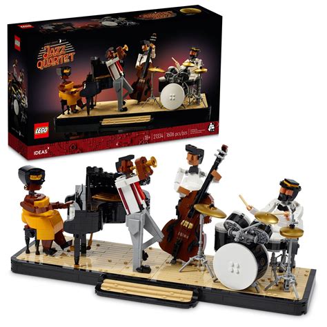 Lego Ideas Jazz Quartet Building Set For Adults Featuring Buildable