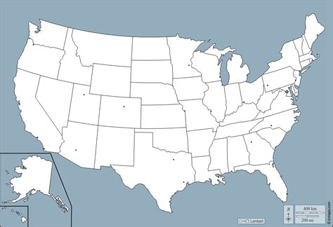 Mapa De Estados Unidos Con Nombres Imagui