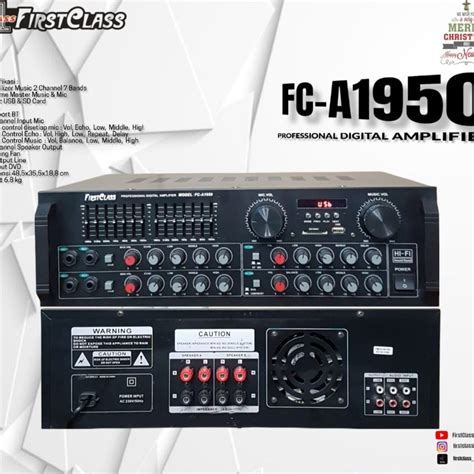 Jual Ampli Firstclass Fc A Amplifier Fca Shopee Indonesia