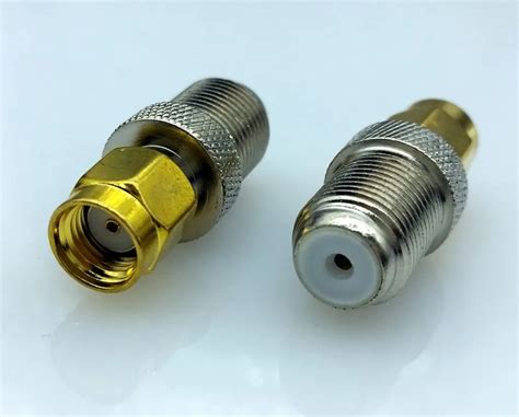 F Type Female Jack To Sma Female Plug Straight Rf Coax Adapter F