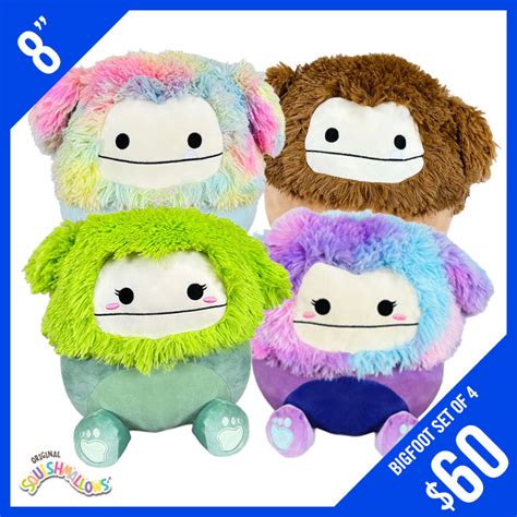 Original Squishmallows! BigFoot (Set of 4) 8" – Chalice Collectibles