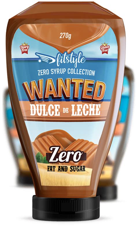 FITstyle Sirope de Dulce de Leche sin calorías sin azúcares ni grasas